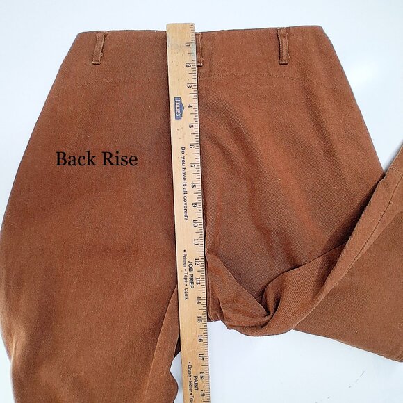 Vintage Ralph Lauren 80s Jodhpurs Brown Lace Up Cropped Heritage Pants SZ 8 - Picture 11 of 11